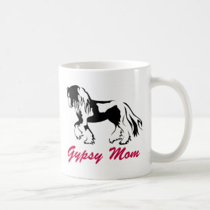 Caneca De Café Mamã aciganada do cavalo