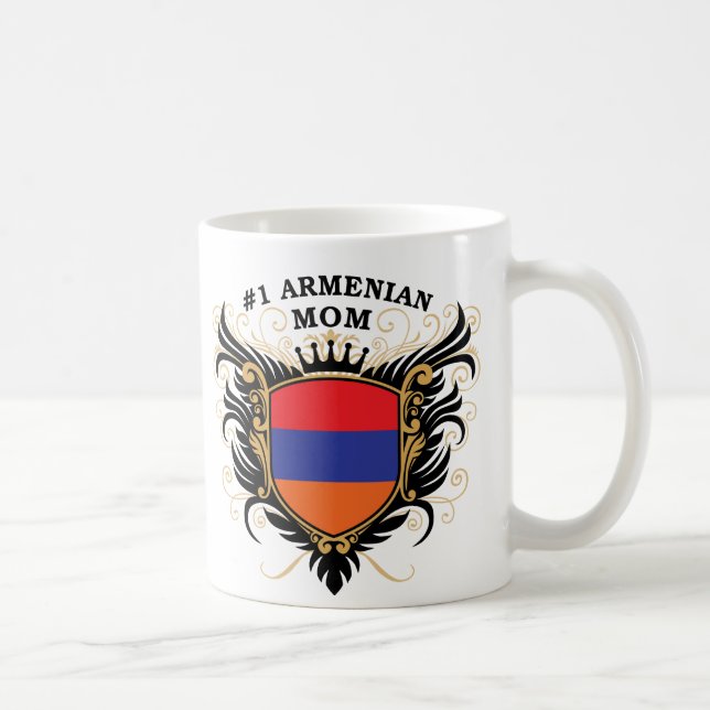 Caneca De Café Mamã arménia do número um (Direita)