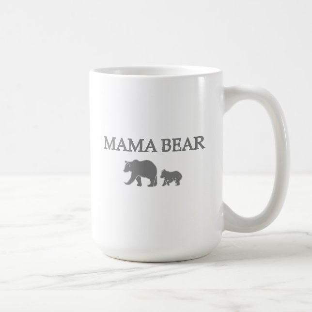 Caneca De Café "Mama Bear" Bear and Cub Coffee Mug (Direita)