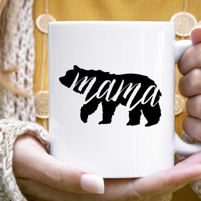 Caneca De Café Mama Bear Coffee Mug (Criador carregado)