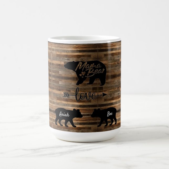Caneca De Café Mama Bear e Cubs Coffee Mug (Centro)