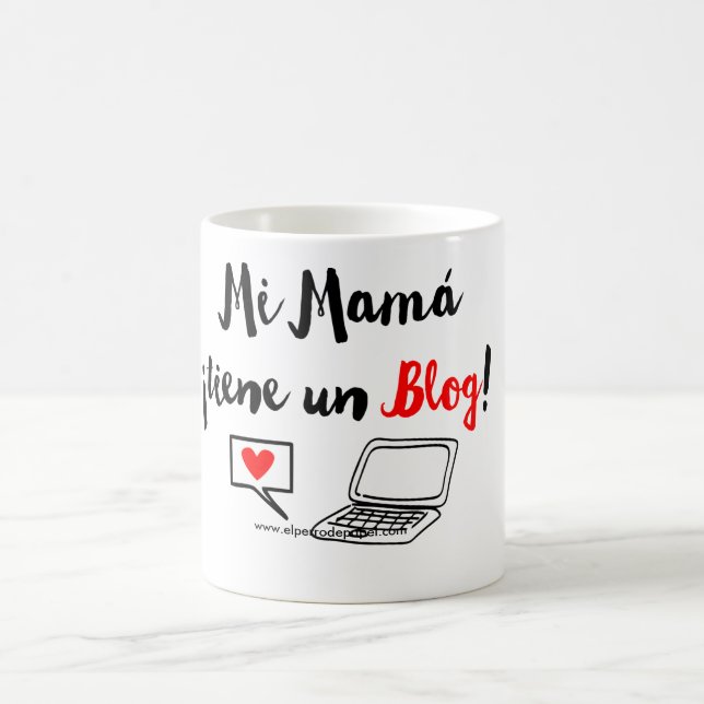 Caneca De Café Mamá Bloguera (Centro)