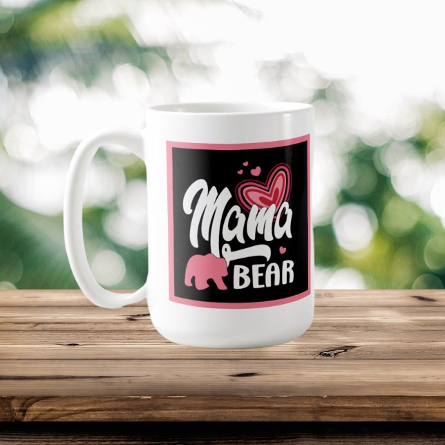 Caneca De Café mamã bonitinha adiciona monograma (Criador carregado)