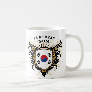 Caneca De Café Mamã coreana do número um