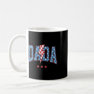 Caneca De Café Mama Dada Mini 4 de Julho Família Americana Camise