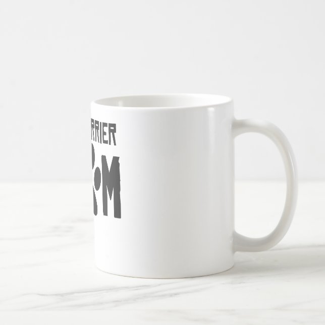 Caneca De Café Mamã de bull terrier (Direita)