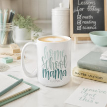 Mama de Ensino em Casa Est Personalizado Data Tons