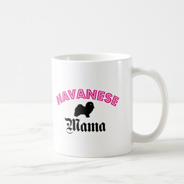 Caneca De Café Mama de Havanese (Direita)