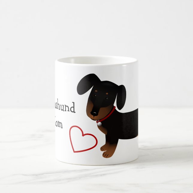 Caneca De Café Mamã do Dachshund (Centro)