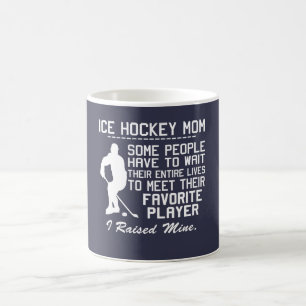 CANECA DE CAFÉ MAMÃ DO HÓQUEI EM GELO
