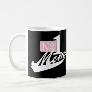 Caneca De Café Mamã do número um (branca)