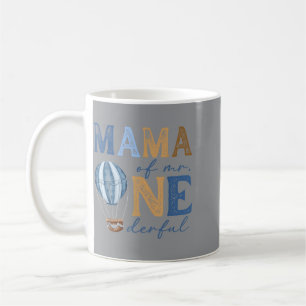 Caneca De Café Mama do Sr. Onederful no 1º Aniversário do Menino