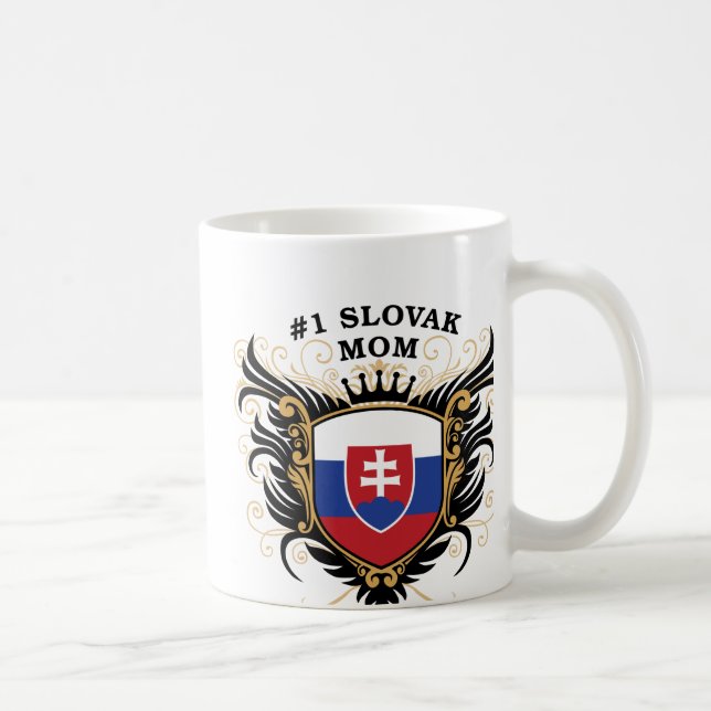 Caneca De Café Mamã eslovaca do número um (Direita)