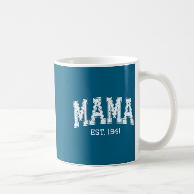 Caneca De Café Mama Est 1941 Mom D Mothers Day Ized  (Direita)