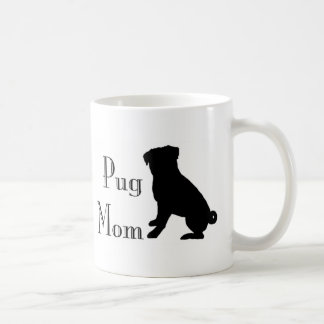 Caneca De Café Mamã extravagante do Pug