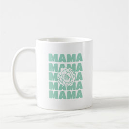 Caneca De Café Mama Floral Daisy