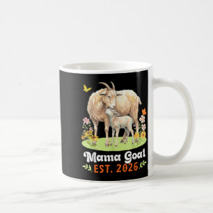 Caneca De Café Mama Goat Est 2026 Jornada da Maternidade Nova Mãe