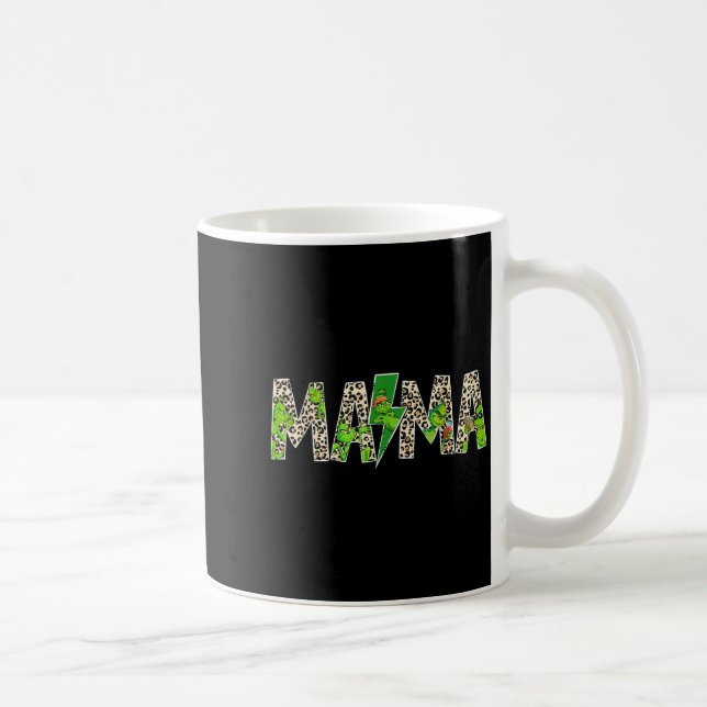 Caneca De Café Mama Leopard Retro Mom Nanny Grandma Mother's Day  (Direita)
