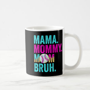 Caneca De Café Mama mamãe mãe mano beisebol gotejamento sorvete