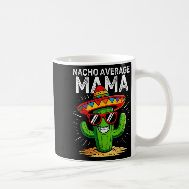 Caneca De Café Mama nada comum engraçado cinco de maio mexicano (Direita)