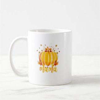 Caneca De Café Mama Pumpkin Halloween Halloween Mommy Tree Fall L