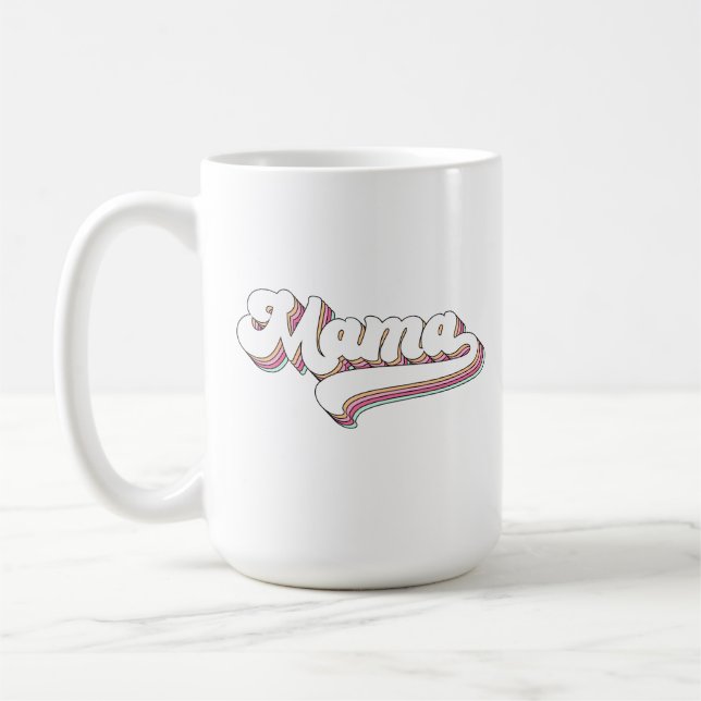 Caneca De Café Mama Retro (Esquerda)