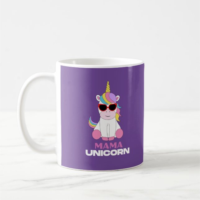 Caneca De Café Mama Unicorn Magic Squad (Esquerda)