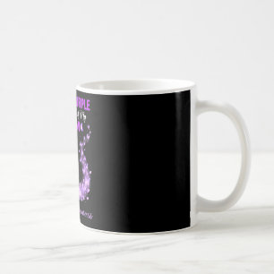 Caneca De Café Mama usa roxo em memória da doença de Alzheimer da