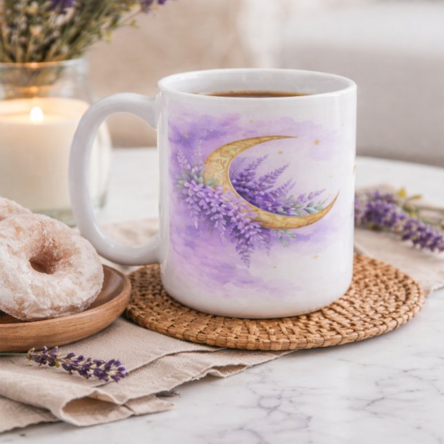Caneca De Café Mama You Are Pure Magic Lavender Moon Gift Mug (Criador carregado)