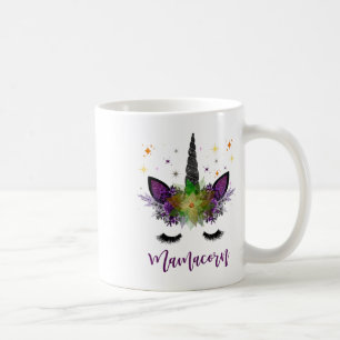 Caneca De Café Mamacorne Mãe Unicorn Dia de as mães Mulheres Caia