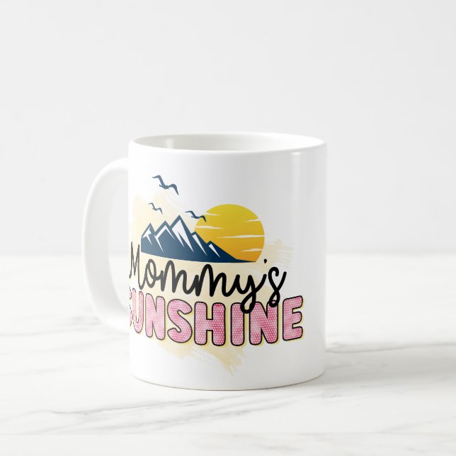 Caneca De Café Mamãe (Frente Esquerda)