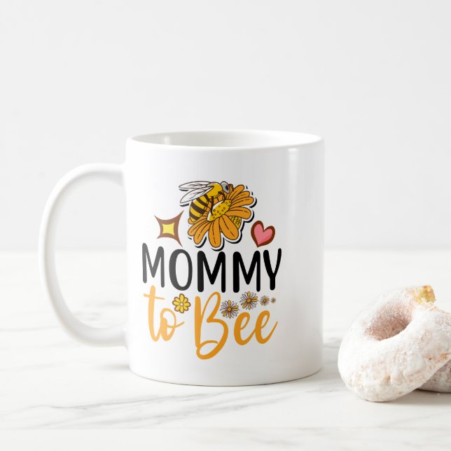Caneca De Café Mamãe a abelha (Com Donut)