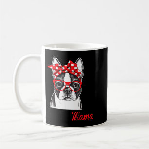 Caneca De Café Mamãe Bostie Boston Terrier Engraçado Mãe Dia das