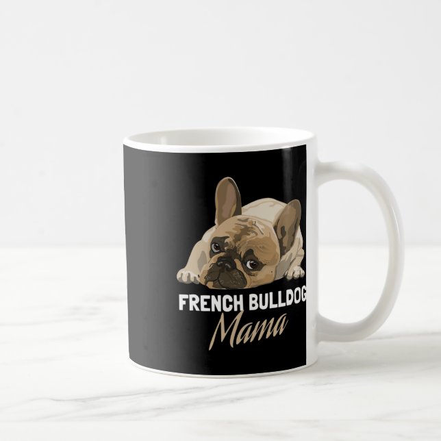 Caneca De Café Mamãe Buldogue Touros Cachorros (Direita)