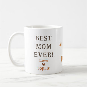 Caneca De Café Mamãe Coruja e Nestling A Melhor Mãe Do Dia de as 