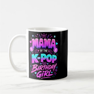 Caneca De Café Mamãe da Garota de Aniversário do K Pop Pop Corean