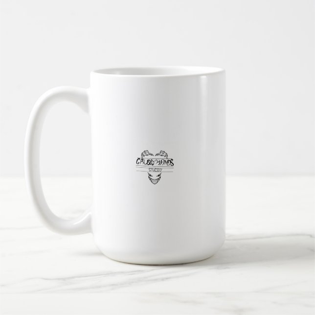 Caneca De Café mamãe de 15 oz e Dragão-Bebê (Esquerda)