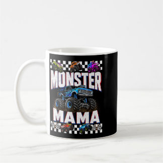 Caneca De Café Mamãe de Caminhão Monstro Família Correspondente C