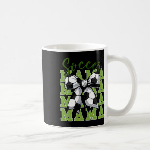 Caneca De Café Mamãe de Futebol Juvenil Coquette Laço Irmãzinha F