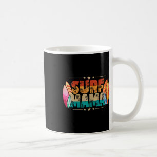 Caneca De Café Mamãe de Surfe Mamãe Surfista Mamãe Verão Vibraçõe