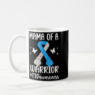 Caneca De Café Mamãe de um Guerreiro da Diabetes Tipo Um T1d Diab