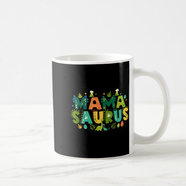 Caneca De Café Mamãe dinossauro mamasaurus fofa presente engraçad (Direita)