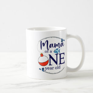 Caneca De Café Mamãe do Grande Um Menino Pescador Primeiro Aniver