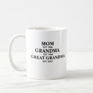 Caneca De Café Mamãe está. Vovó est, vovó Excelente...