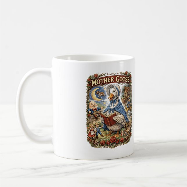 Caneca De Café Mamãe Gansa (Esquerda)