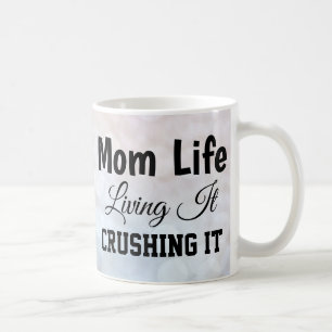 Caneca De Café Mamãe Life Bokeh Sparkles Mug