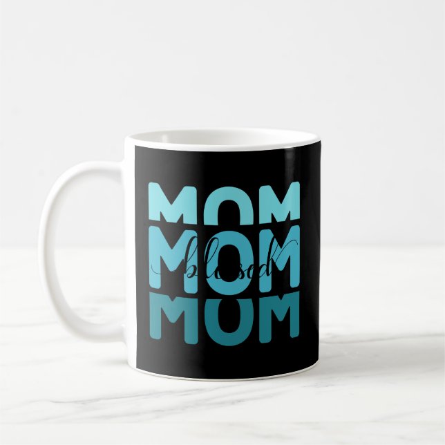 Caneca De Café Mamãe Mãe Abençoada (Esquerda)