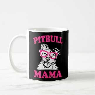 Caneca De Café Mamãe Mama Mama Cachorro-Touro Mamãe Hoodie Rosa