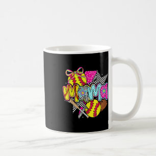 Caneca De Café Mamãe Mama Softball Dia do Softball Viba Mães