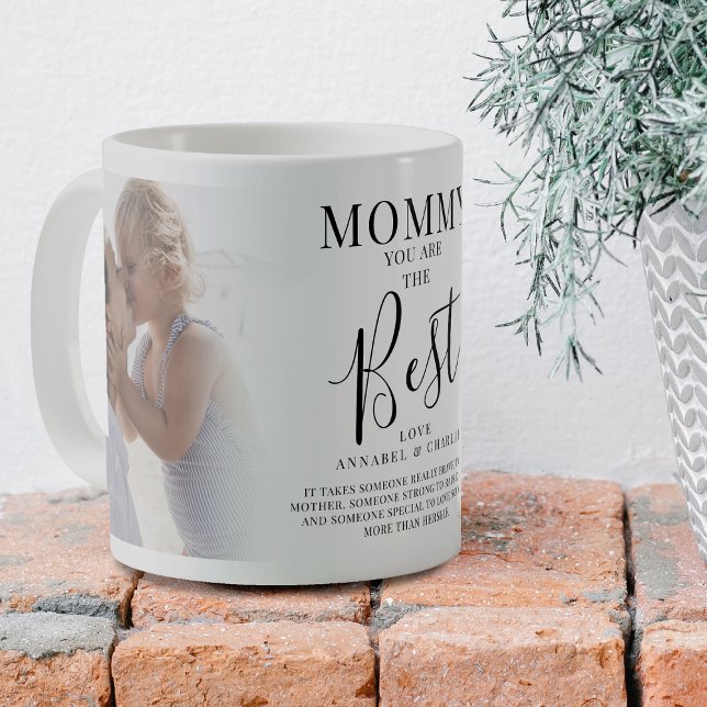 Caneca De Café 'MAMÃE' moderna você é a melhor Lembrança de Foto (Criador carregado)